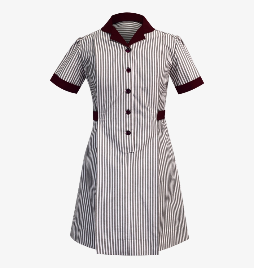 School Uniform Dress Front View - Day Dress, transparent png