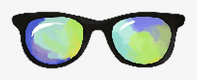 Svg Freeuse Download Summer Sunglasses Rainbow Hipsterstyle - Reflection, transparent png