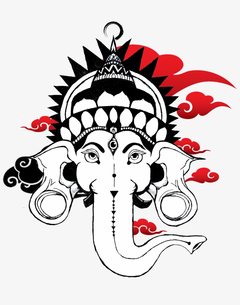 ganesha illustration 3000x3580 png download pngkit ganesha illustration 3000x3580 png