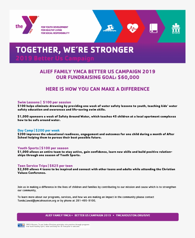 Together, We're Stronger 2019 Better Us Campaign - Free Lacrosse Clinics, transparent png