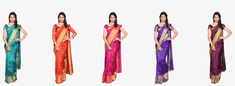 Madhuri 5 Cotton Silk Saree - Sari, transparent png