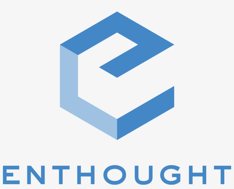Enthought Logo Vertical 2018 Blue Transparent - Enthought, transparent png