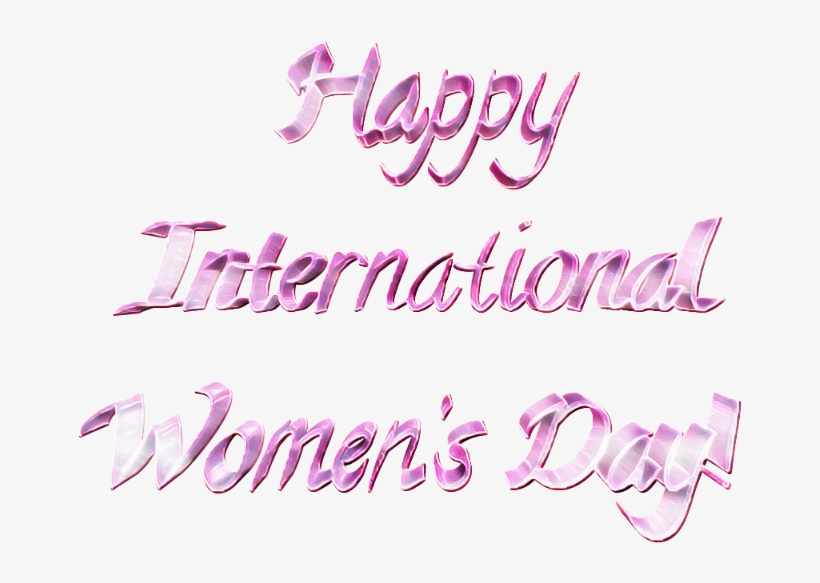 #happy International Women's Day - Calligraphy, transparent png