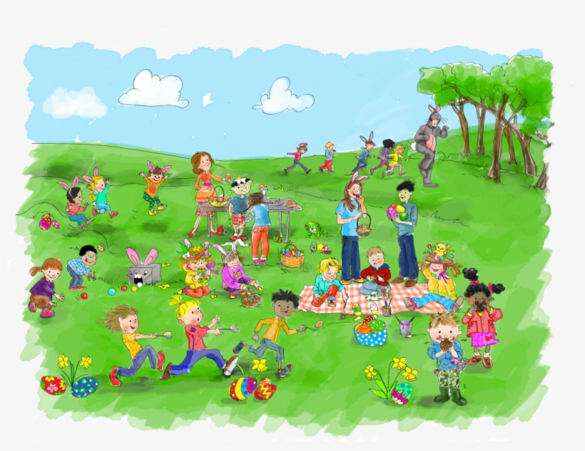Everyone Loves Easter Activities, Including William's - Cartoon, transparent png