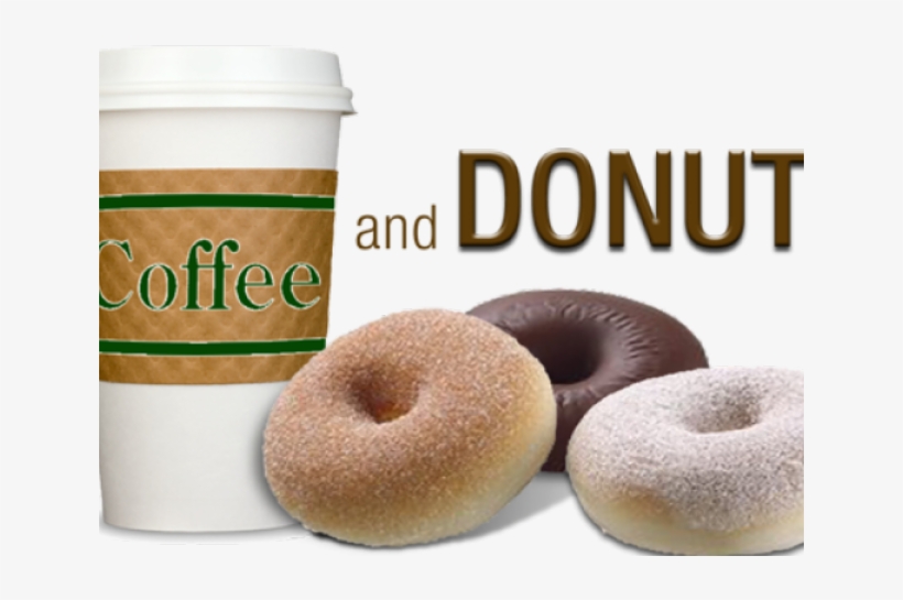 Doughnut Clipart Donut Day - Coffee And Donuts Png, transparent png