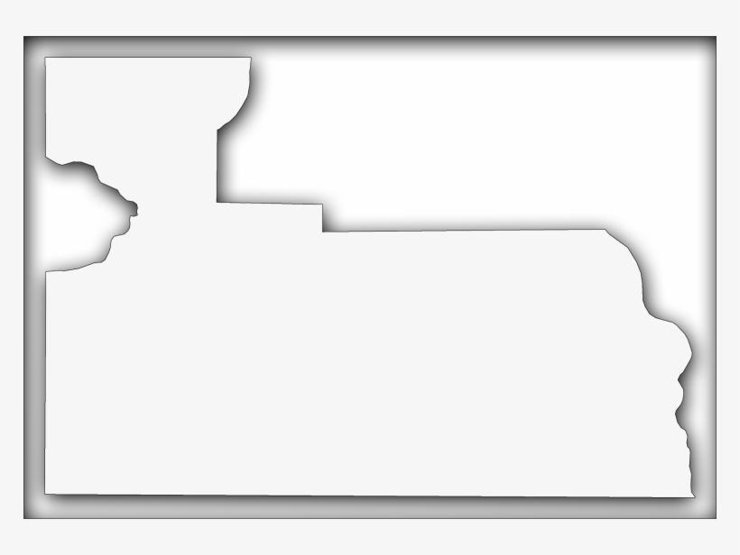 A Map Of Orange With An Outer Shadow Box Around The - Silhouette, transparent png