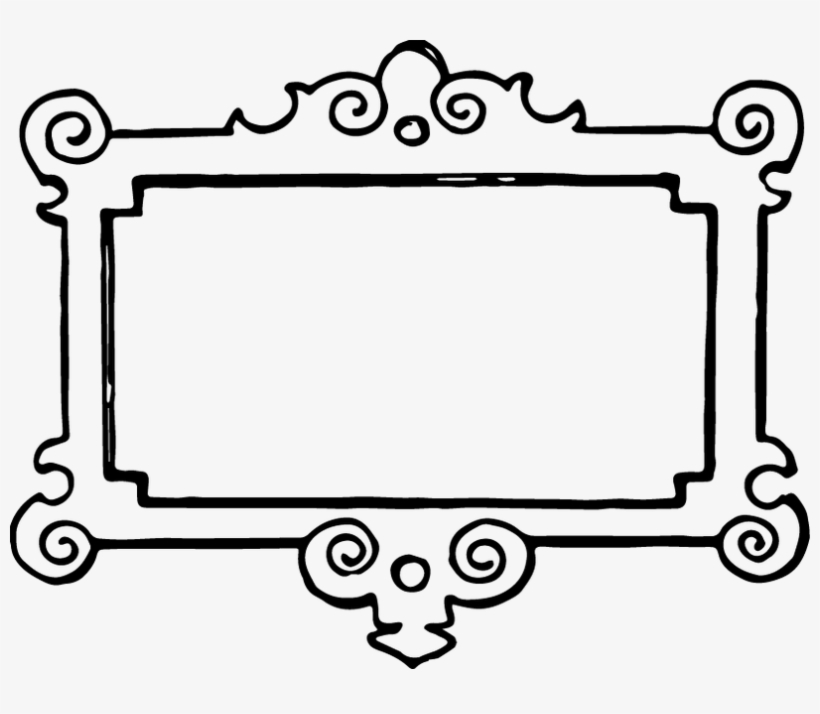Black White Frames Frameswalls Org Clip Art - Frames Black And White