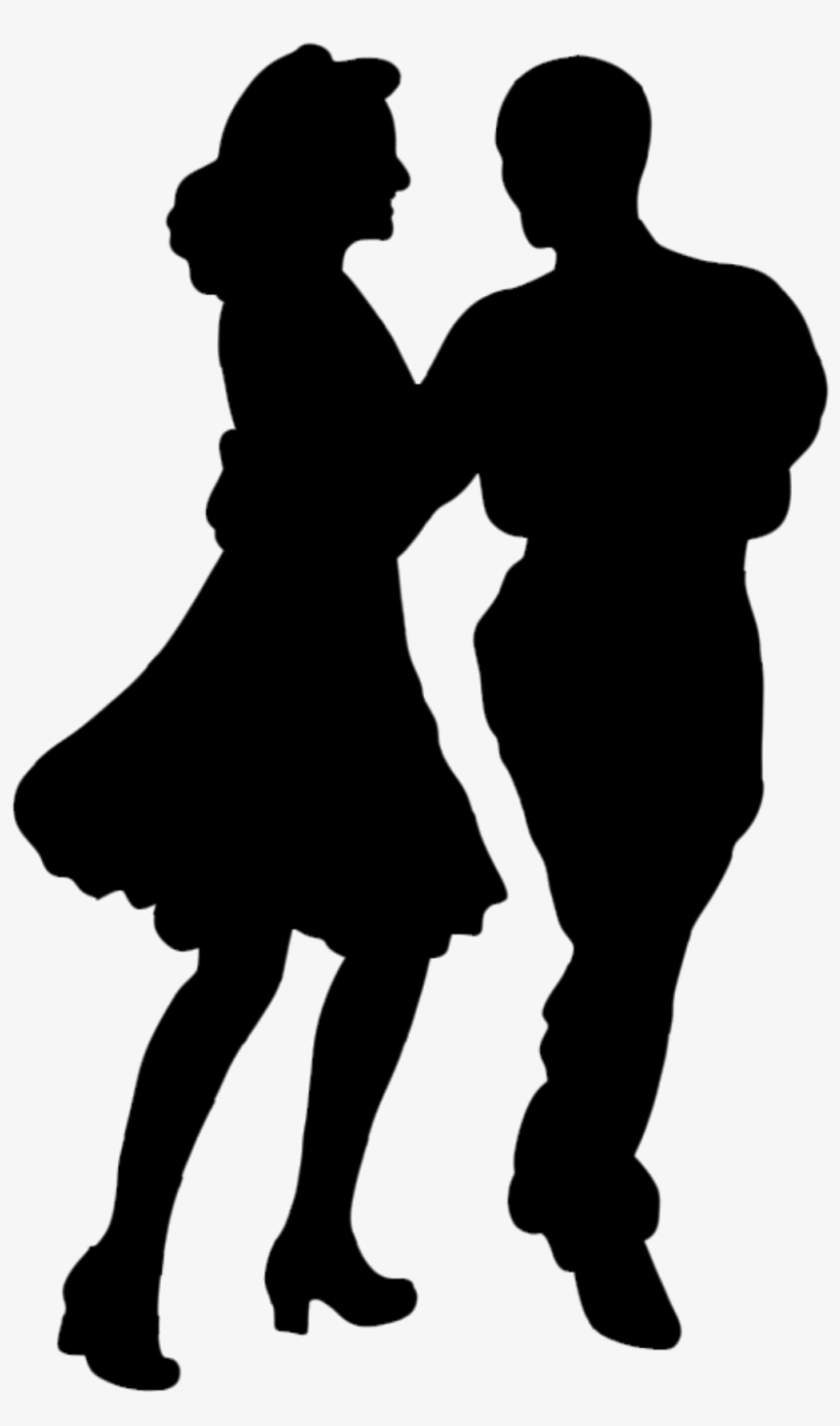 Download Free Illustration Of Dance, Silhouette, Couple, - Dance, transparent png