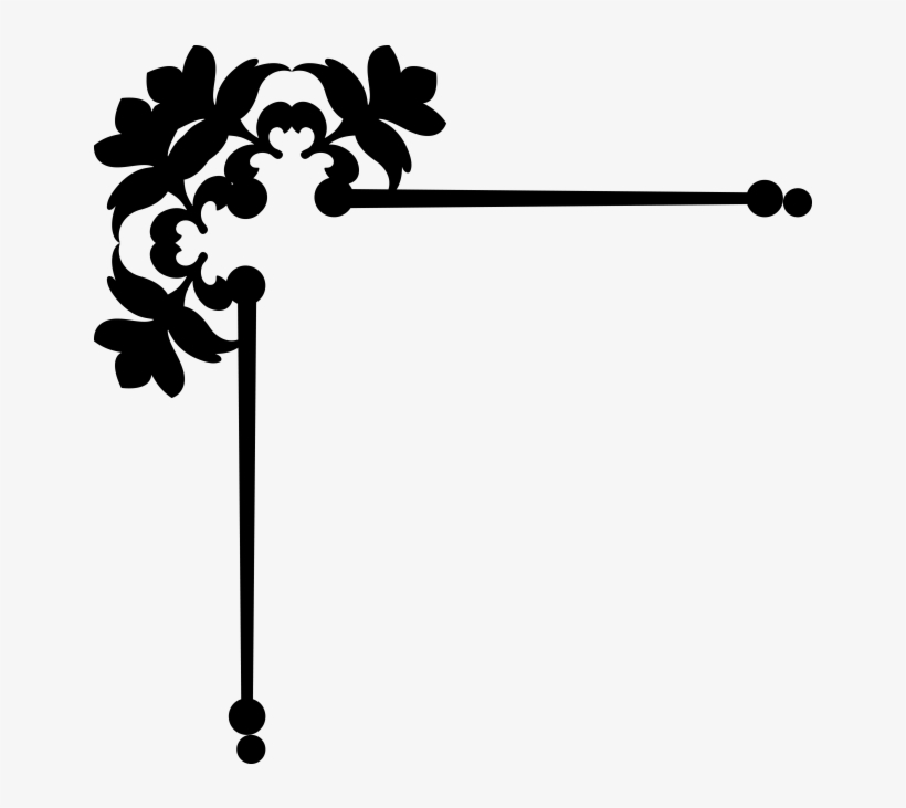 Ornamental Vintage Corner, transparent png