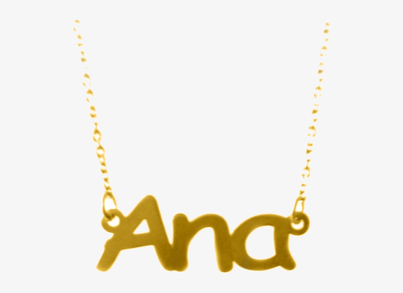 Necklace With Customizable Name - Chain, transparent png