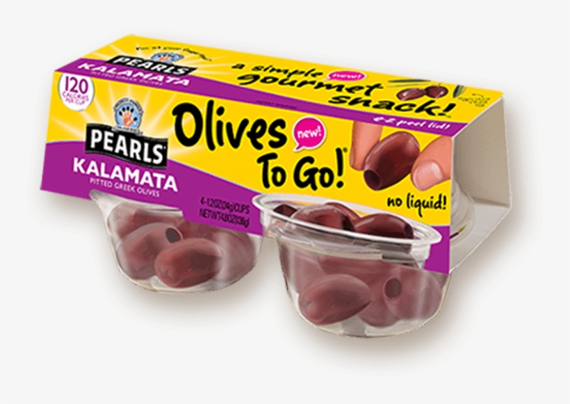 Olives To Go Pitted Kalamata - Kalamata Olives To Go, transparent png
