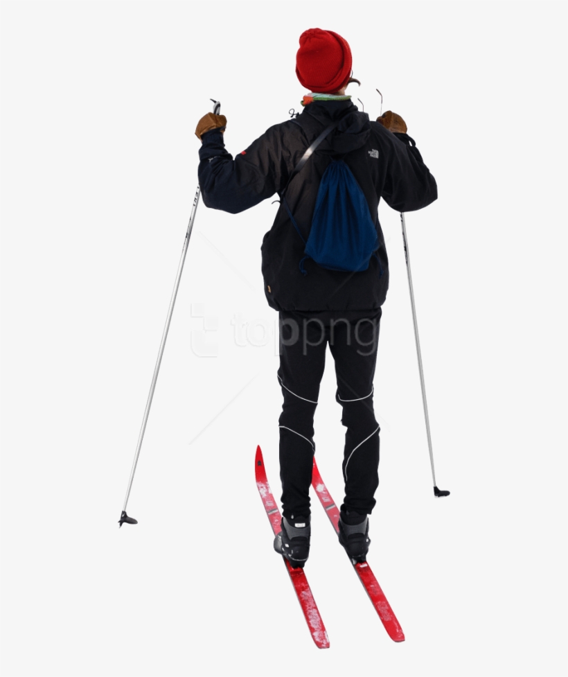 Free Png On Cross Country Skis Png Images Transparent - People Skiing Png, transparent png