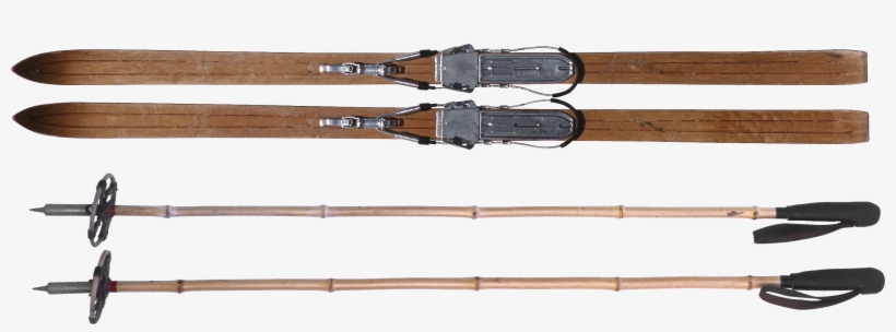 Ski Png - Старые Лыжи Png, transparent png