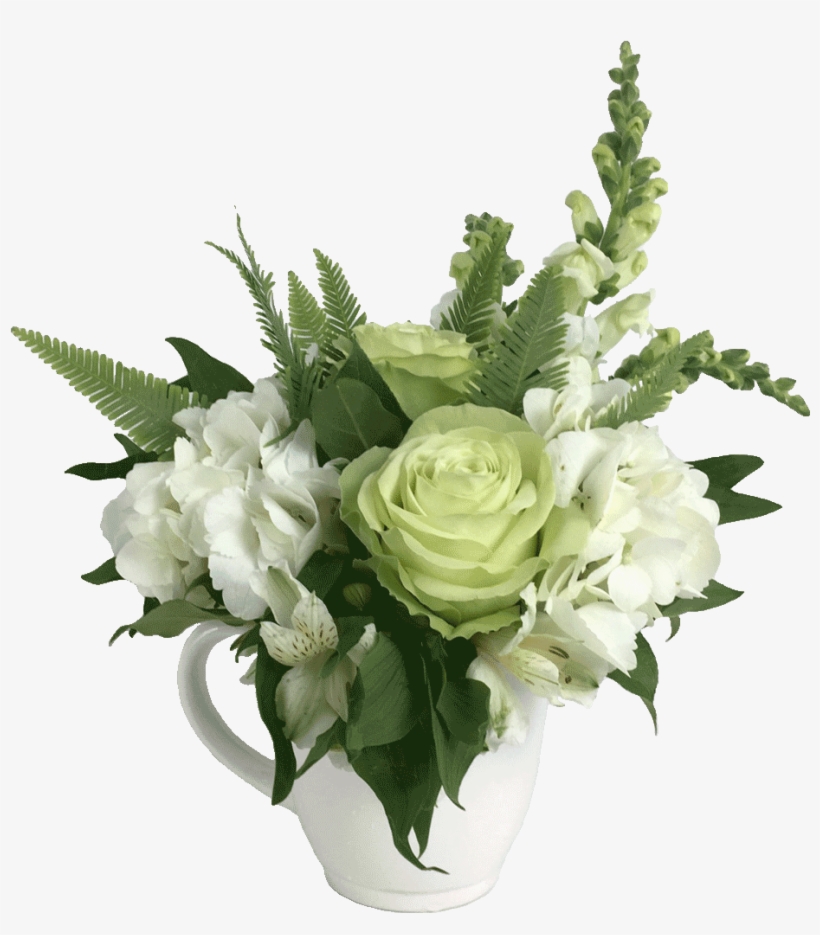 Green Tea Bouquet - Garden Roses, transparent png