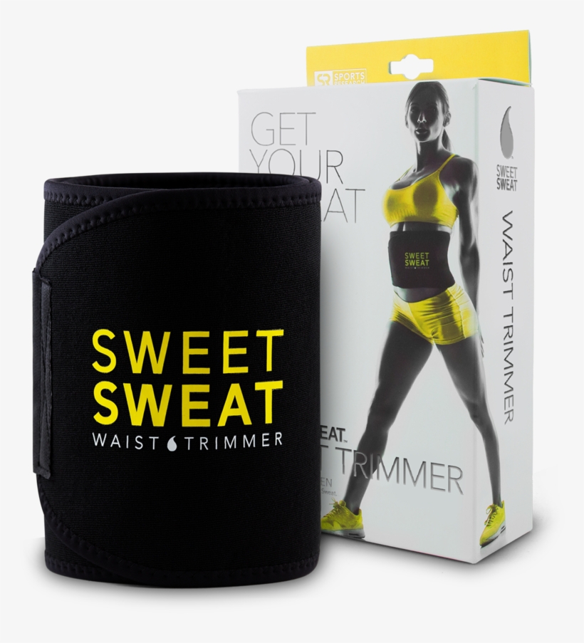 Sweet Sweat Waist Trimmer Yellow, transparent png