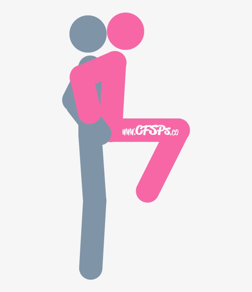 Squat Balance Sex Position Illustration - Graphic Design, transparent png