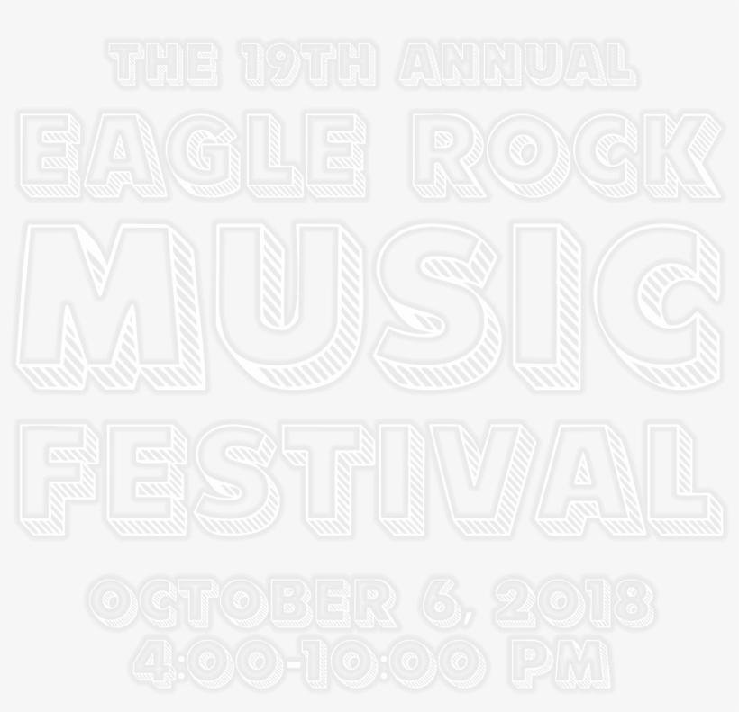 Lineup - Eagle Rock Music Festival 2018, transparent png