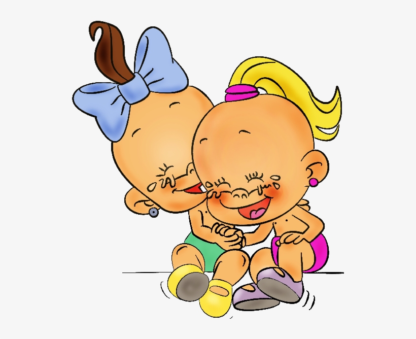 Dory Clipart Animated Baby - Funny Boy And Girl Cartoon Art, transparent png