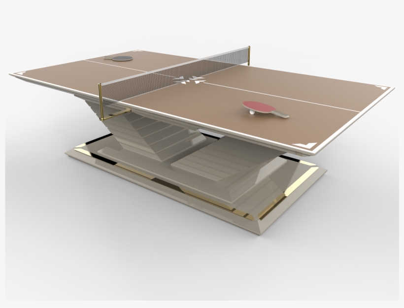 Multifunctional Ping Pong Table From Vismara - Plywood, transparent png
