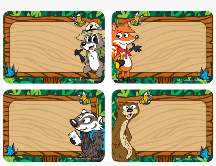 Tcr 3472 Ranger Rick Nametags - Ranger Rick Name Tags, transparent png