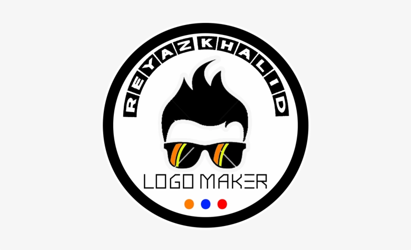 Round Hair Face Logo Psd - Illustration, transparent png