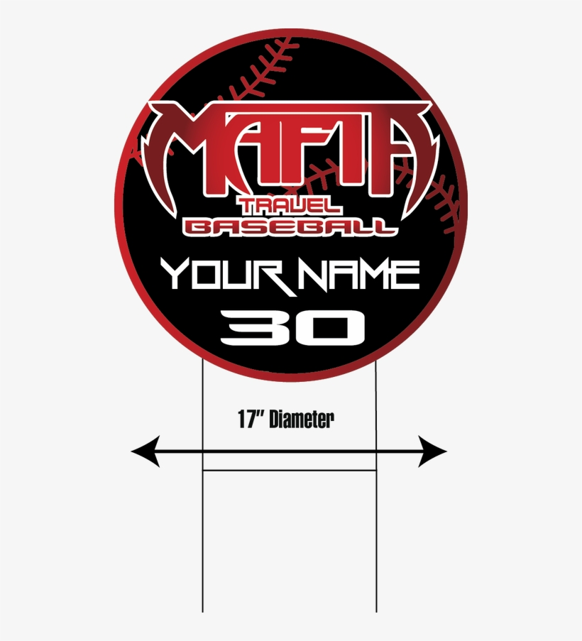 17" Diameter Yard Sign - Graphic Design, transparent png