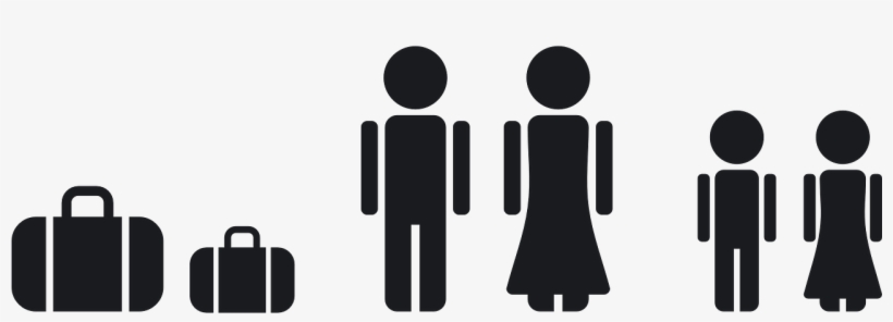 Family Travel Vacation Together Png Image - Logo Enfant Adulte, transparent png