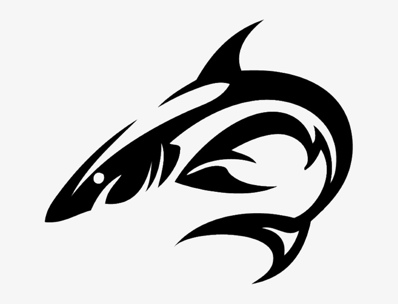 Tribal Shark Tattoos, Hawaiian Tattoo, Tribal Art, - Shark Tattoo Png, transparent png