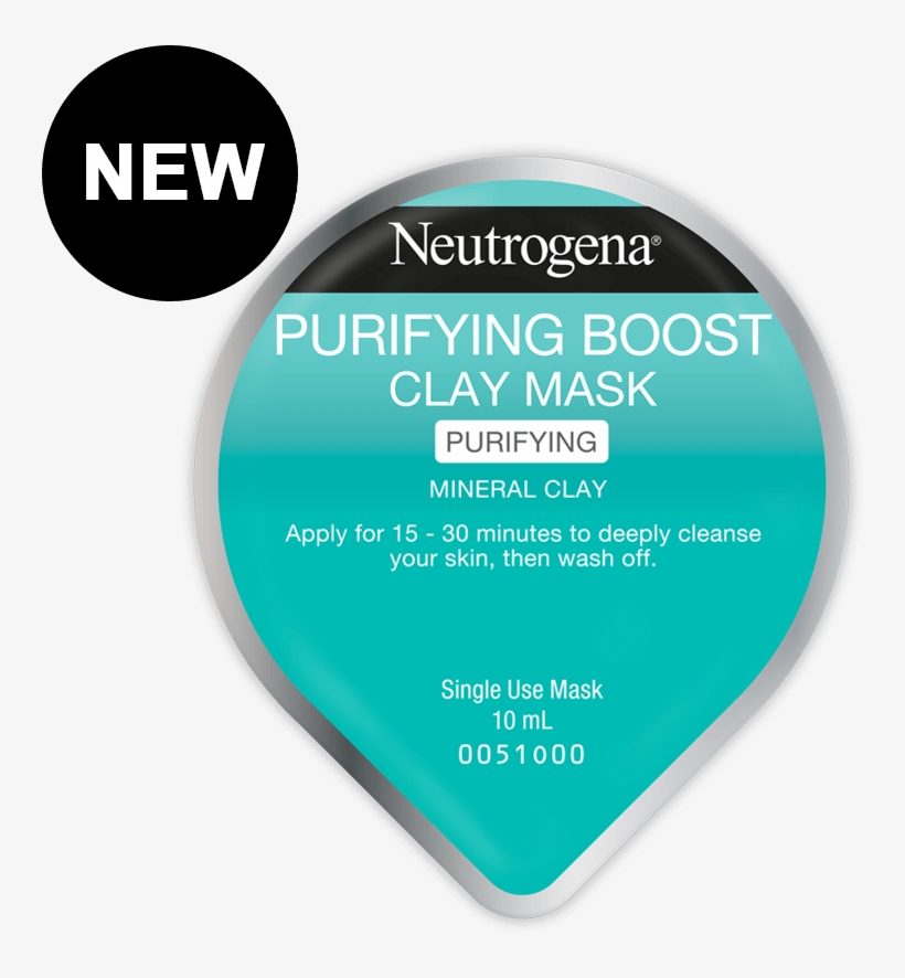 Purifying Boost Clay Mask - Neutrogena, transparent png