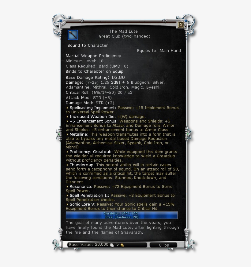 And So The Mad Lute Was Very Loved, And Many People - Ddo, transparent png