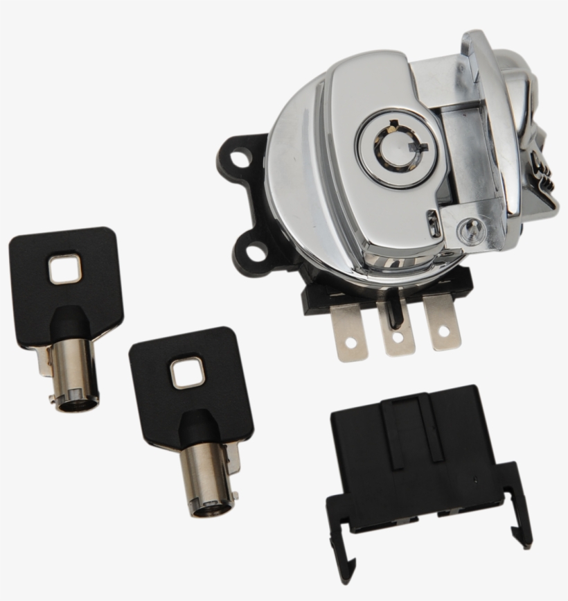 Drag Specialties Chrome Skull Ignition Switch For 99-11 - Softail, transparent png