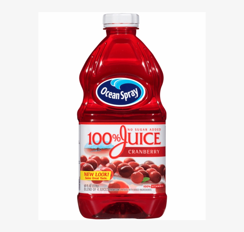 Oceans - Ocean Spray 100 Cranberry Juice, transparent png
