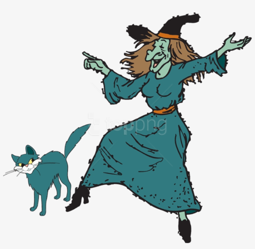 Free Png Download Fun Halloween Witch Kid 2 Clipart - Witch Clipart Transparent, transparent png