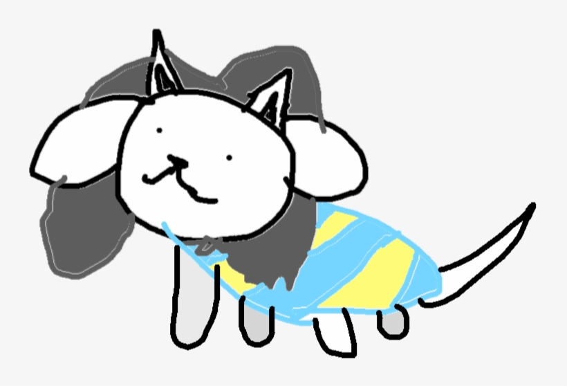 Temmie - Tem God - Cartoon, transparent png