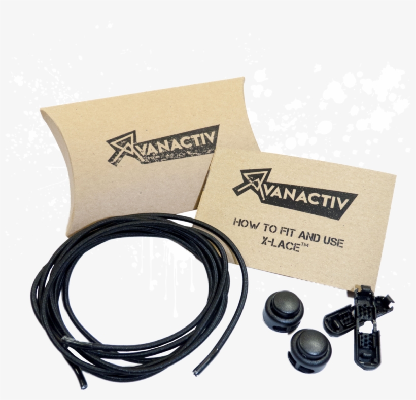 Vanactiv Professional Elastic Sports Shoelaces System - Storage Cable, transparent png