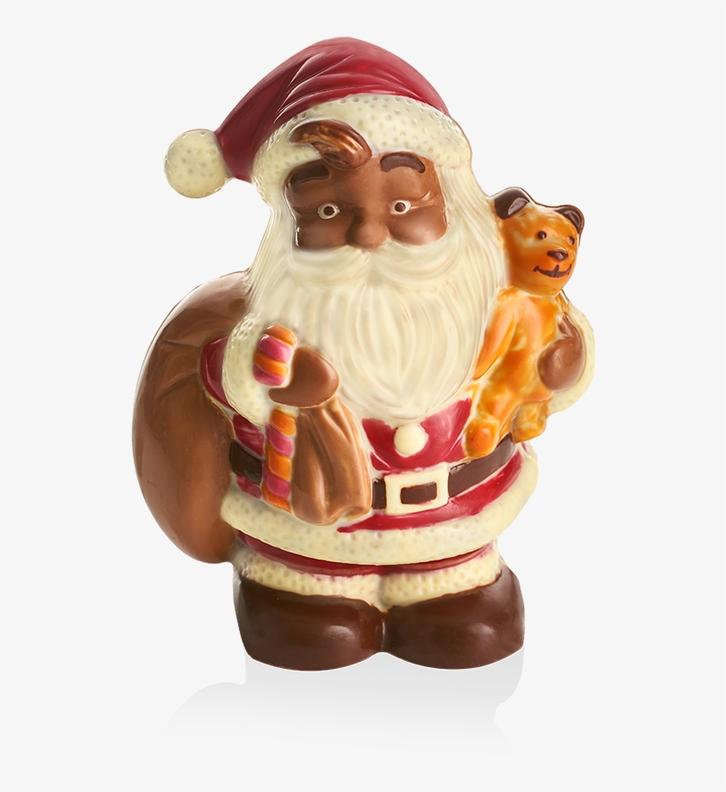 Santa With Teddy - Santa Claus, transparent png