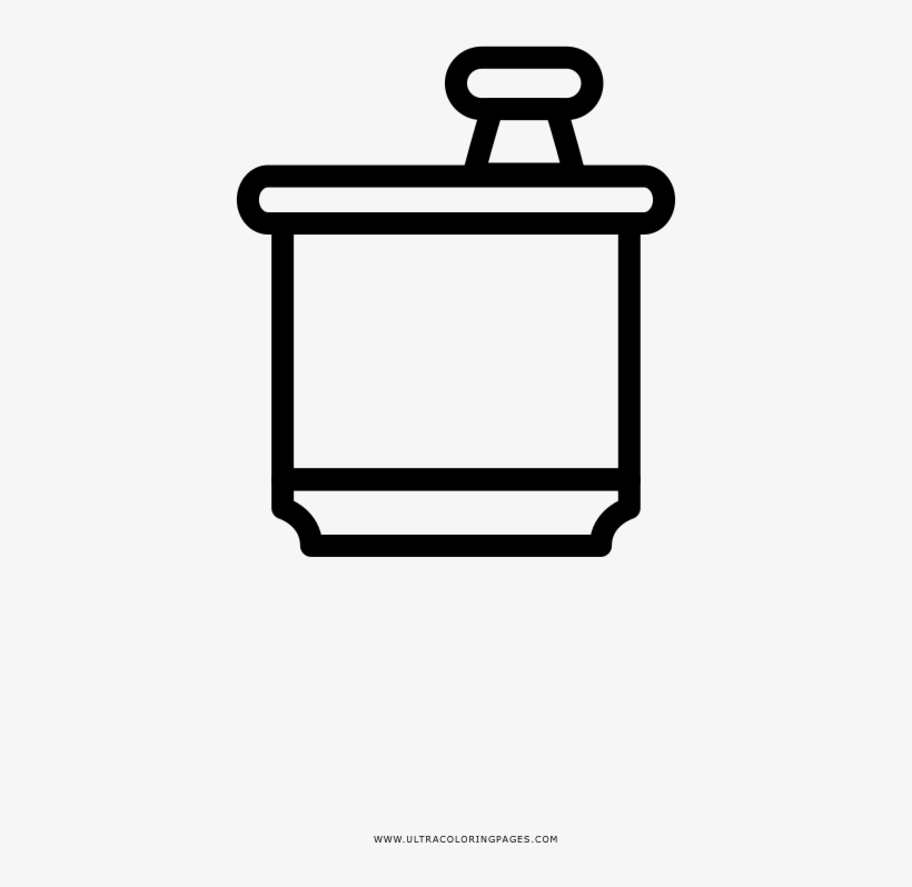 Mortar And Pestle Coloring Page, transparent png