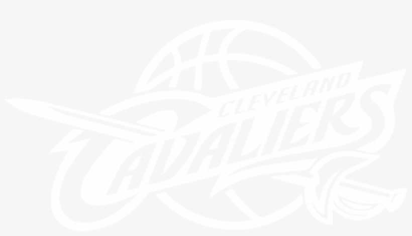 Cleveland Cavs Logo Black And White Simple Pictures - Cleveland Cavaliers Black And White, transparent png