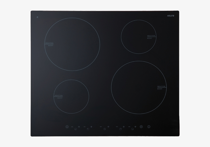 Euro Ect 60icb 60 Cm Induction Electronic Control Ceran, transparent png