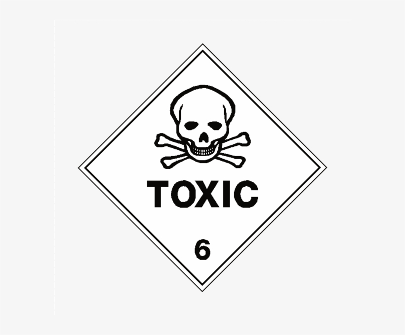 Toxic Dangerous Goods Sign, transparent png