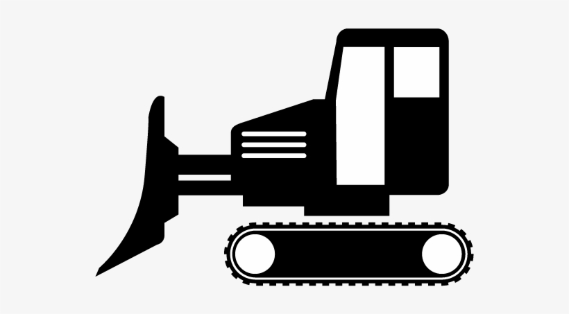 Bulldozer Clipart Simple, transparent png