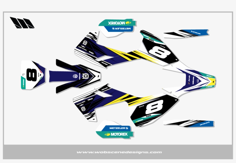 Husqvarna Isolation Adhesive Kit - Grafiche Fluo Husqvarna, transparent png