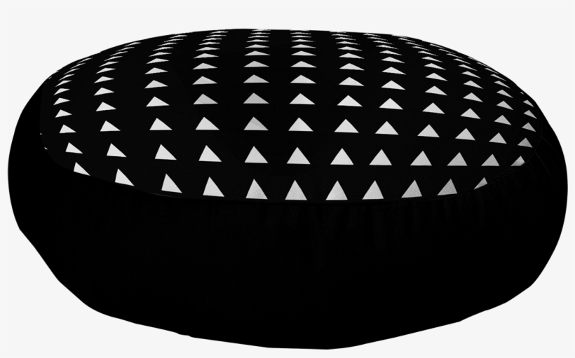 Leah Flores Classic Confetti Floor Pillow Round White - Ottoman, transparent png