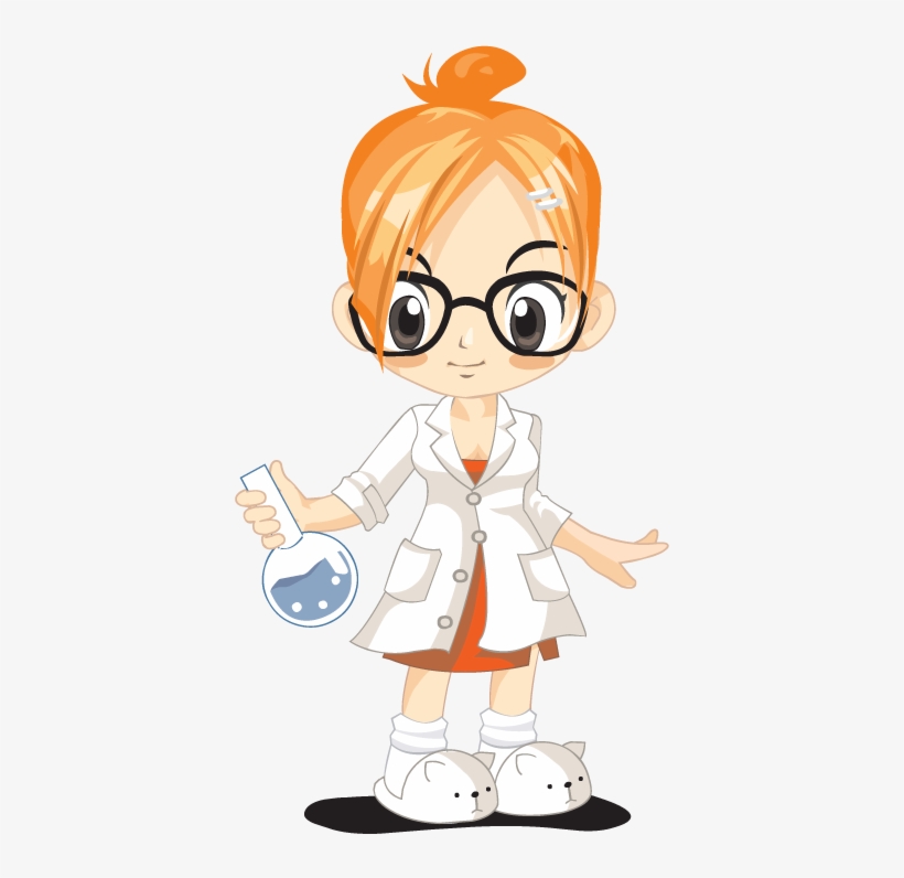 Lab Coat Cartoon Character 541x764 PNG Download PNGkit