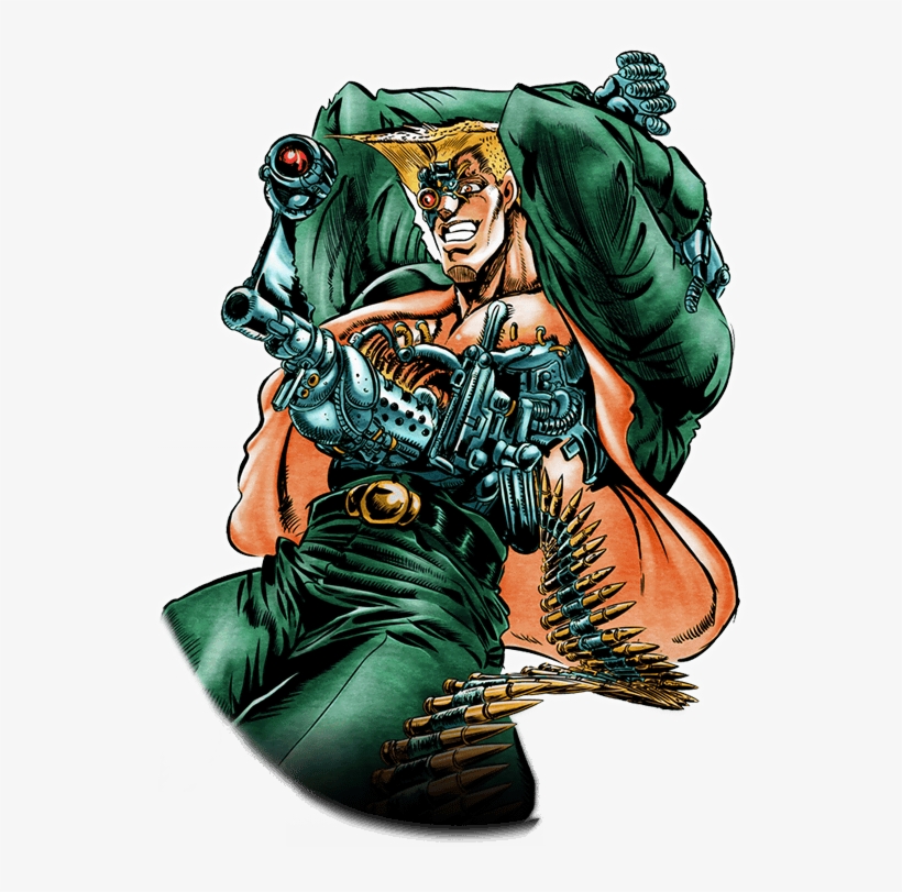 Unit Rudol Von Stroheim - Jojo's Bizarre Adventure, transparent png