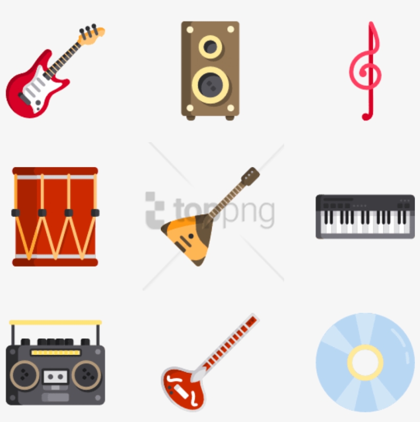 Free Png Music Instruments Icons - Music Instruments Icon Png, transparent png