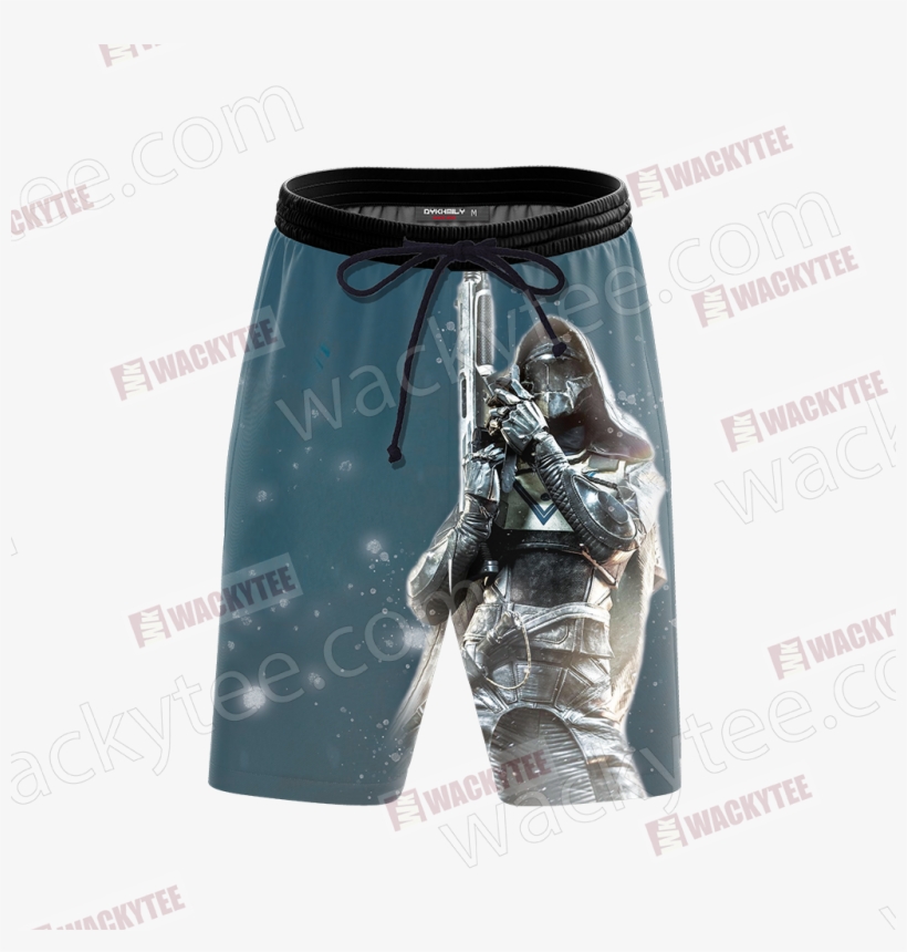 Destiny 2 Hunter Class 3d Beach Shorts Fullprinted - Board Short, transparent png