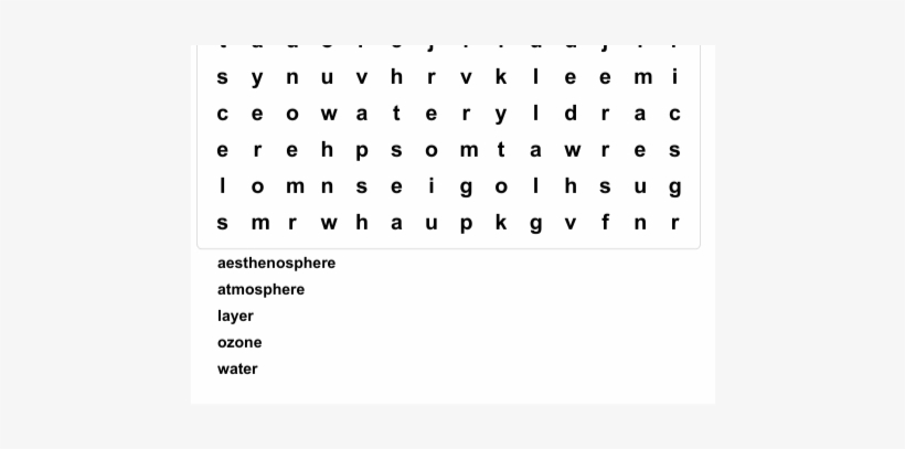 Earth Word List 1 Word Search Puzzle For 10th Grade - Color Web Icons, transparent png