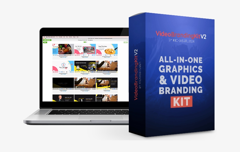 "all In One" Fully Branded Video Templates, Animations - Netbook, transparent png