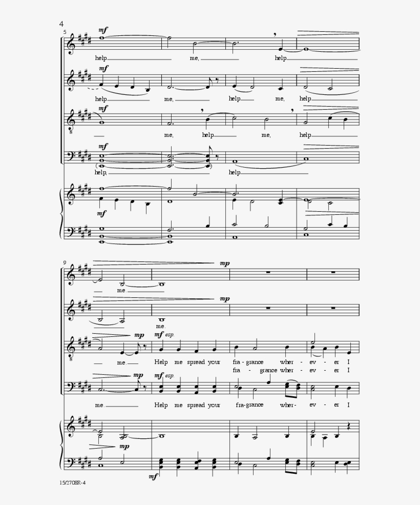Click To Expand Prayer Thumbnail - Spotless Rose Sheet Music, transparent png